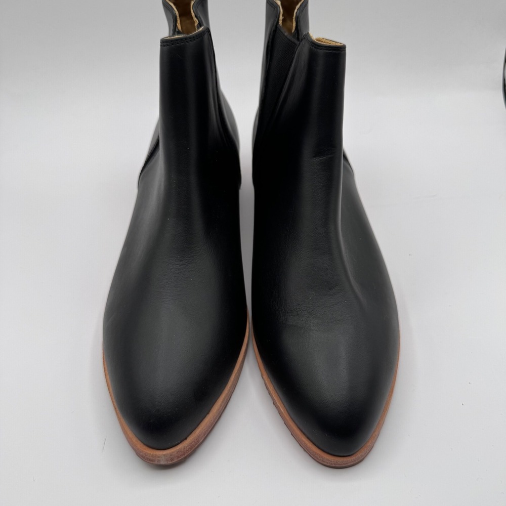 Nisolo Women 8.5 Black Eva Everyday Leather Chelsea Ankle‎ Boots Water Resistant - Picture 5 of 9